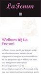 Mobile Screenshot of lafemm.nl