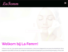 Tablet Screenshot of lafemm.nl